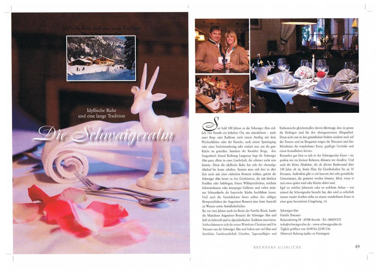 Schwaigeralm Hotel Кройт Екстериор снимка